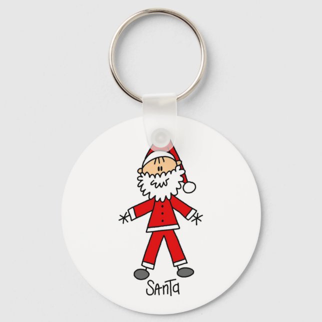Llavero Figura de puño Santa Claus Camisetas y regalos (Anverso)