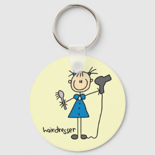 Llavero Figura del palillo del peluquero