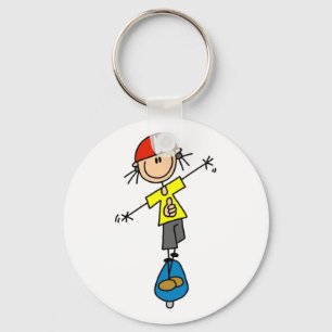 Llavero Figura del palo de patinaje