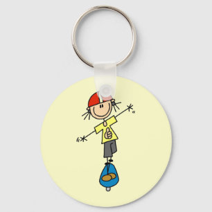 Llavero Figura del palo de patinaje