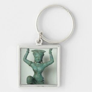 Llavero Figura femenina del arrodillamiento usada para