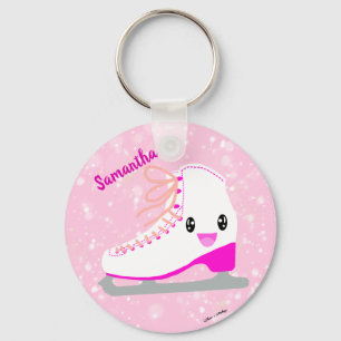 Llavero Figura personalizada de Kawaii con patines de hiel