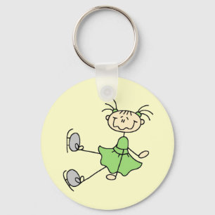 Llavero Figura verde camisetas y regalos del vestido del