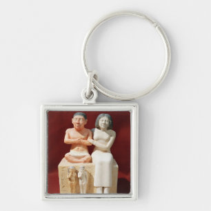 Llavero Figurilla del Seneb enano y de su familia