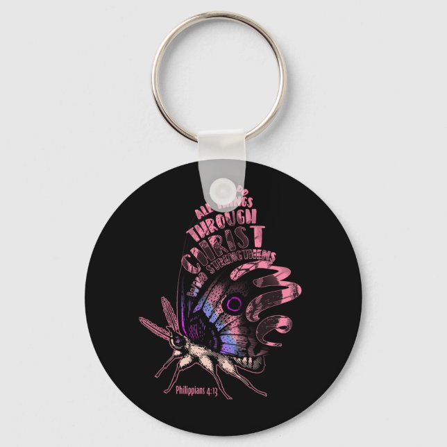 Llavero Filipinas 4 13 Biblia cristiana contra mariposa (Anverso)