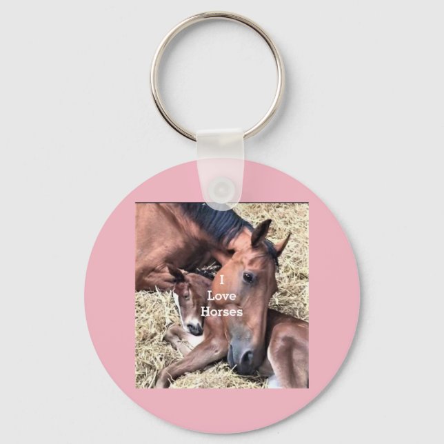 Llavero Filly and Foal Keychain (Anverso)