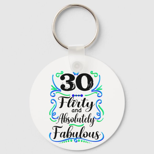 Llavero Filo Absolutamente Fabuloso, Cumpleaños Personaliz (Anverso)