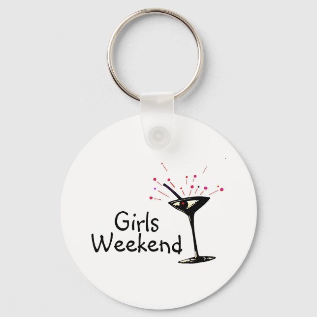 Llavero Fin de semana de los chicas (Anverso)