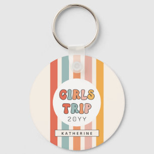 Llavero Fin de semana del viaje personalizado de Chicas re