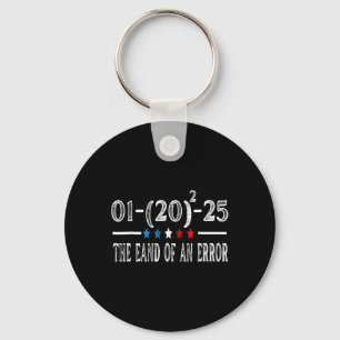 Llavero Fin de un error bandera vintage 01 20 2025 Inaugur