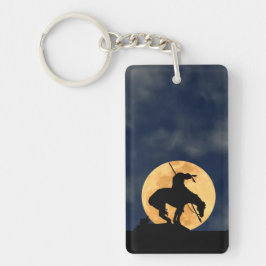 Llavero Fin del sendero con luna llena