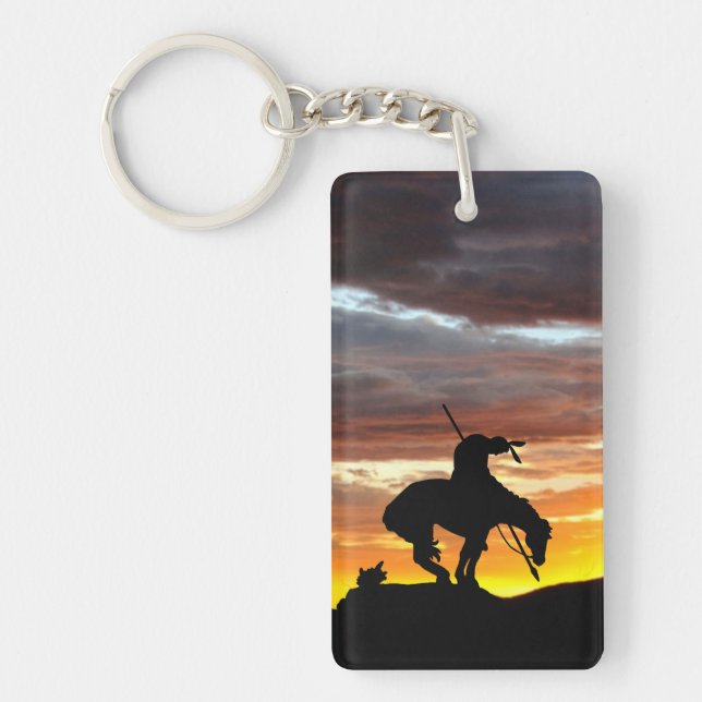 Llavero Fin del sendero con puesta de sol (Frente)