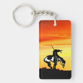 Llavero Fin del sendero con puesta de sol