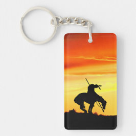 Llavero Fin del sendero con puesta de sol