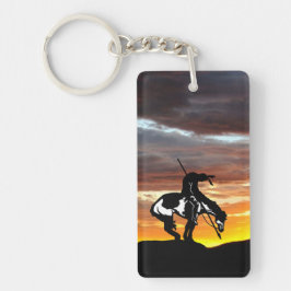 Llavero Fin del sendero con puesta de sol