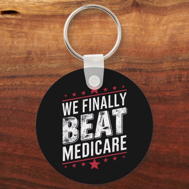 Llavero Finalmente Derrotamos a Medicare Trump Biden Elecc (Anverso)