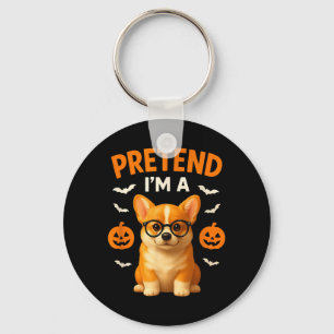 Llavero Finge Que Soy Un Corgi Disfraz Divertido De Hallow