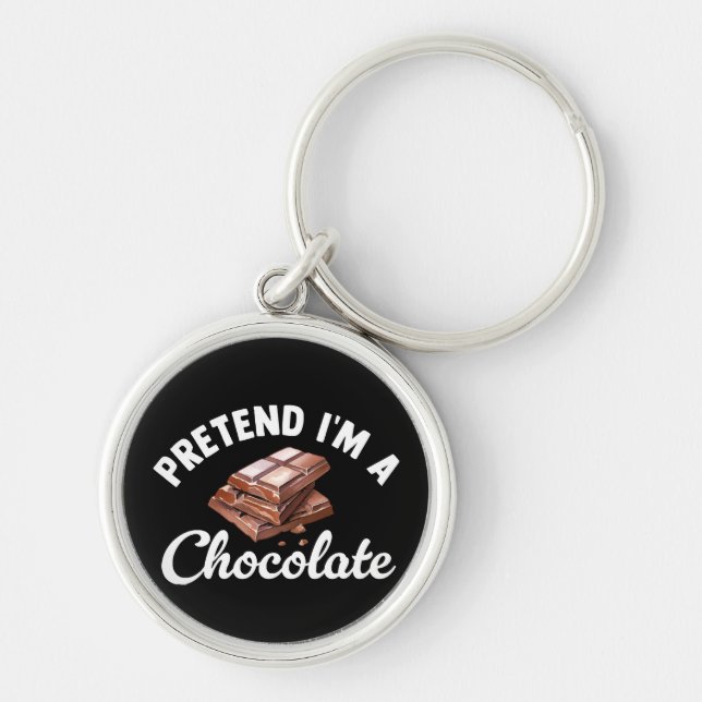 Llavero Finge que soy una barra de chocolate (Frente)