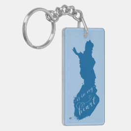 Llavero Finlandia Está En Mi Corazón