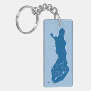 Llavero Finlandia Está En Mi Corazón