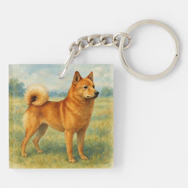Llavero Finnish Spitz (Atrás)