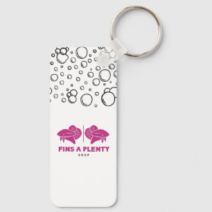 Llavero Fins A Plenty Shop Betta Fish Keychain