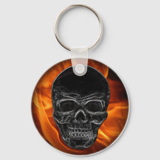 Llavero Fire Skull