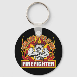 Llavero Firefighter Likes it Hot