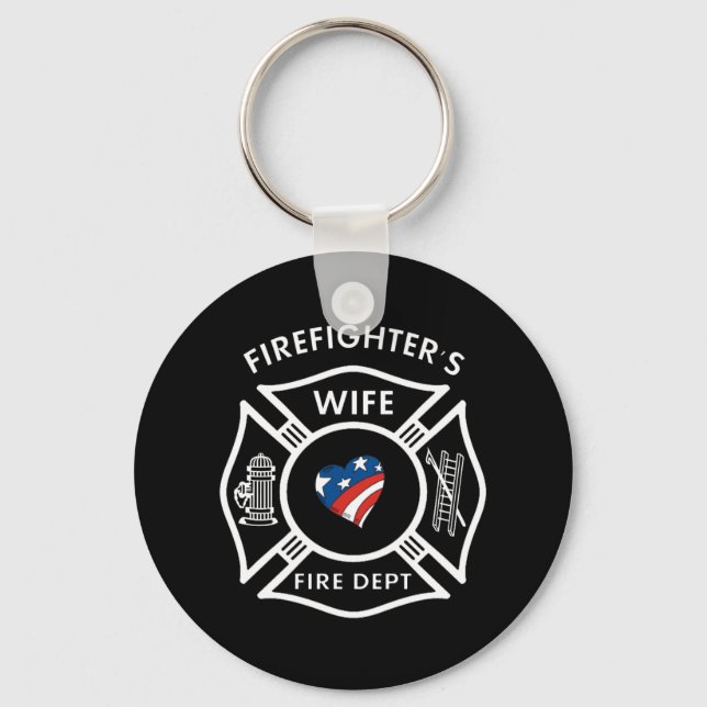 Llavero Fireman Wives USA (Anverso)