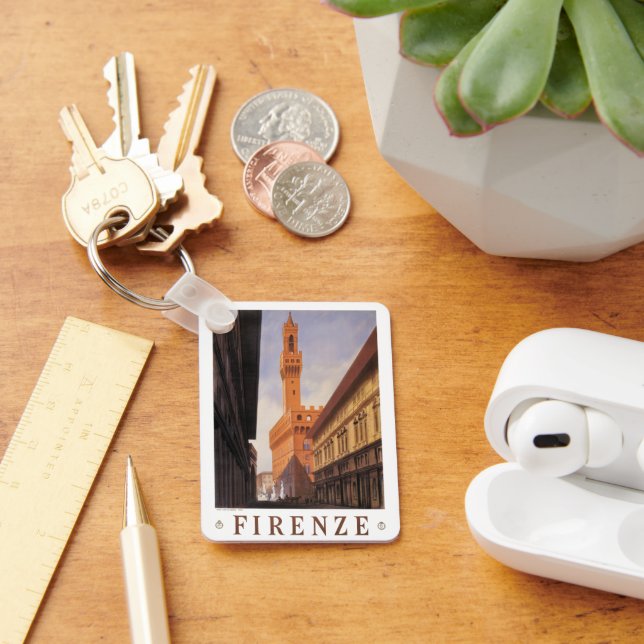 Llavero Firenze, Florencia, Palazzo Vecchio, Vintage Itali (Escritorio )