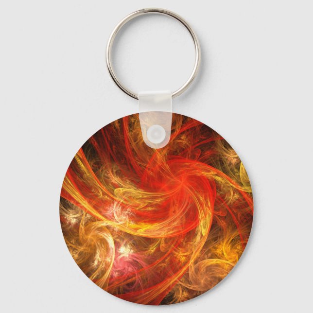 Llavero Firestorm Nova Abstract Art Keychain (Anverso)