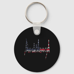 Llavero Firma 2024 Presidente Patriotic American Flag U