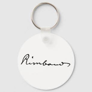 Llavero Firma de Arthur Rimbaud