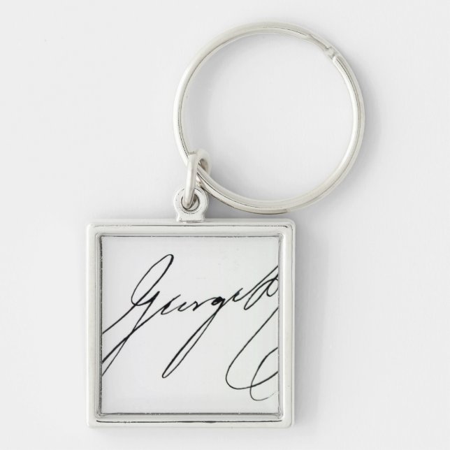 Llavero Firma de George IV (Frente)