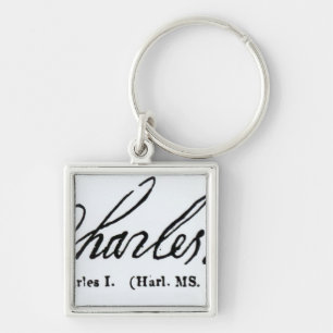 Llavero Firma de rey Charles I