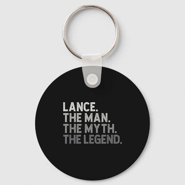 Llavero First Name Lance The Man Myth Legend D Funny  (Anverso)