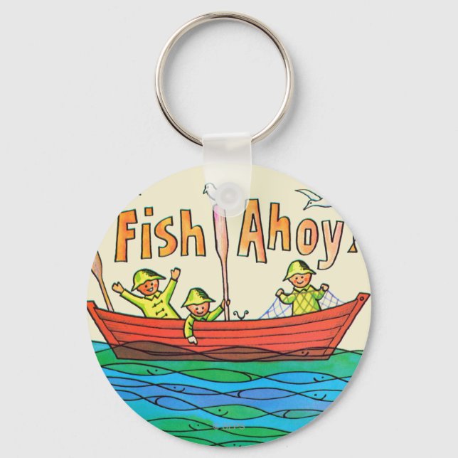 Llavero ¡Fish Ahoy! (Anverso)