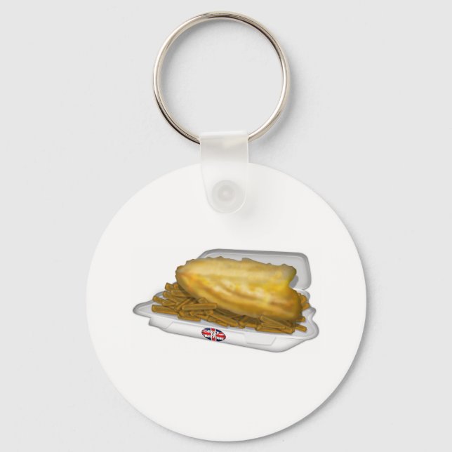 Llavero Fish and Chips (Anverso)