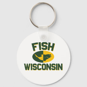 Llavero Fish Wisconsin