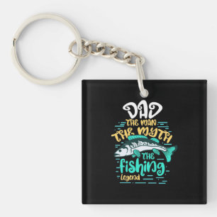 Llavero Fisher Dad La Leyenda De La Pesca