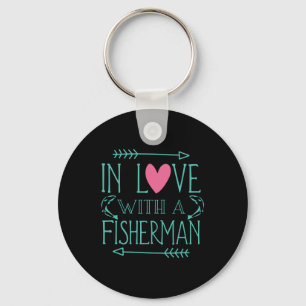 Llavero Fisher Enamorado De Un Pescador