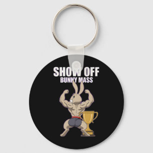 Llavero Fitness Bunny Bodybuilder Show Off Bunny M Funny R