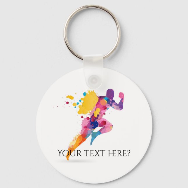 Llavero Fitness de correr Jogging (Anverso)