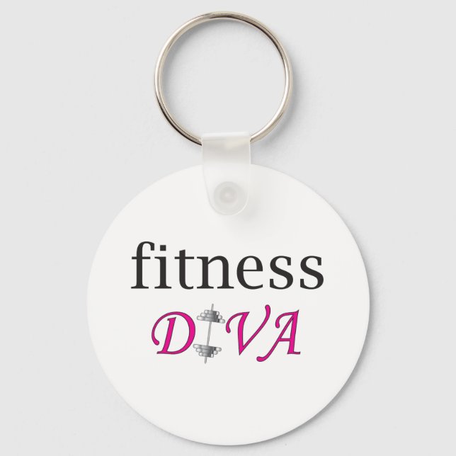 Llavero Fitness Diva (Anverso)