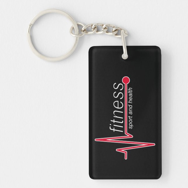 Llavero Fitness y deporte (Frente)