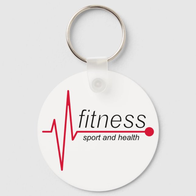 Llavero Fitness y deporte (Anverso)