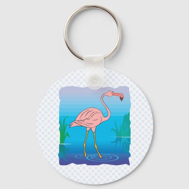 Llavero Fitzgerald Flamingo (Anverso)