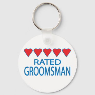 Llavero Five Heart Groomsman