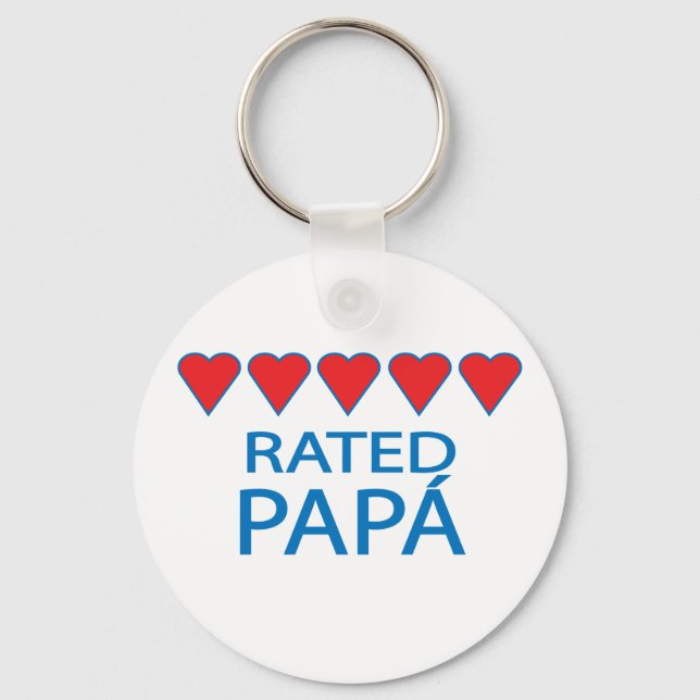 Llavero Five Heart Papá (Anverso)