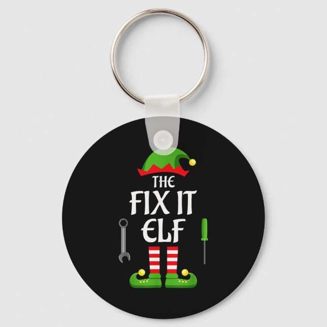 Llavero Fix It Elf Family Matching Group Christmas  (Anverso)